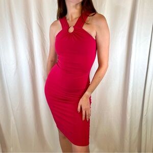 Rachel Roy Hot Pink Cocktail Dress